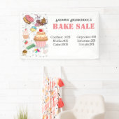 Bannière de vente de gâteaux (En situation)