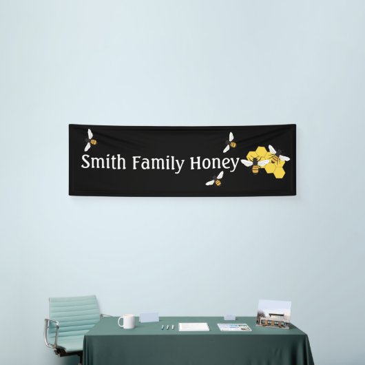 Bannière de vente de miel (Salon professionnel)