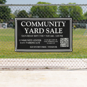 Bannière de vente de triage de la communauté noire