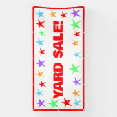 Bannière de vente de triage d'étoiles colorées (Verticale)