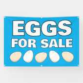 Bannière de vente d'œufs (Horizontal)