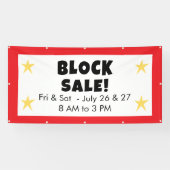 Bannière de vente en bloc (Horizontal)