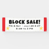 Bannière de vente en bloc (Horizontal)