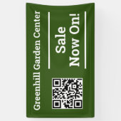 Bannière de vente en cours avec code QR (Vertical)