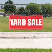 Bannière de vente en plein air de Yard (En situation)