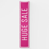 Bannière de vente énorme rose (Vertical)
