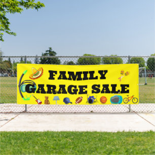 Bannière de vente Garage multifamille