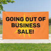 Bannière de vente hors entreprise (Dehors)