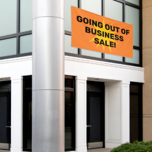 Bannière de vente hors entreprise