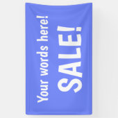 Bannière de vente périodique personnalisée (Vertical)