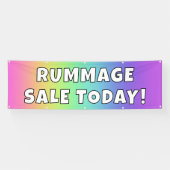 Bannière de vente Rainbow personnalisée (Horizontal)
