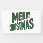 Bannière de vinyle 3x5 Joyeux Noël (Horizontal)