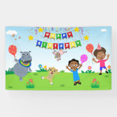 Bannière de vinyle Akili et Me (Horizontal)