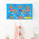 Bannière de vinyle, Bannière de joyeux 6ème annive (En situation)