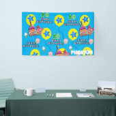 Bannière de vinyle, Bannière joyeuse du 10e annive (Salon professionnel)