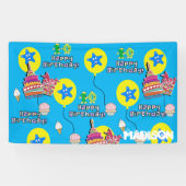 Bannière de vinyle, Bannière joyeuse du 10e annive (Horizontal)