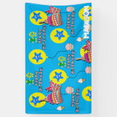 Bannière de vinyle, Bannière joyeuse du 10e annive (Vertical)