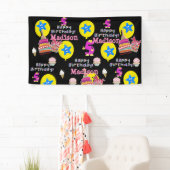 Bannière de vinyle, Bannière joyeuse du 5e anniver (En situation)