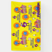 Bannière de vinyle, Bannière joyeuse du 6ème anniv (Vertical)