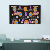 Bannière de vinyle, Bannière joyeuse du 8e anniver (Salon professionnel)