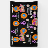 Bannière de vinyle, Bannière joyeuse du 8e anniver (Vertical)