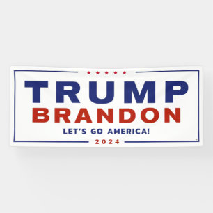 Bannière de vinyle électorale Trump Brandon 2024™