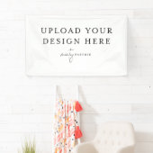 Bannière de vinyle (paysage) (En situation)