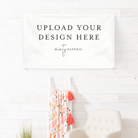 Bannière de vinyle (paysage) (En situation)