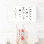 Bannière de vinyle (Portrait) (En situation)