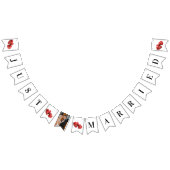 Bannière de voiture juste marié (Tout)