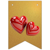 Bannière de voiture juste marié (Premier drapeau)