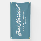 Bannière de voiture juste marié moderne (Verticale)