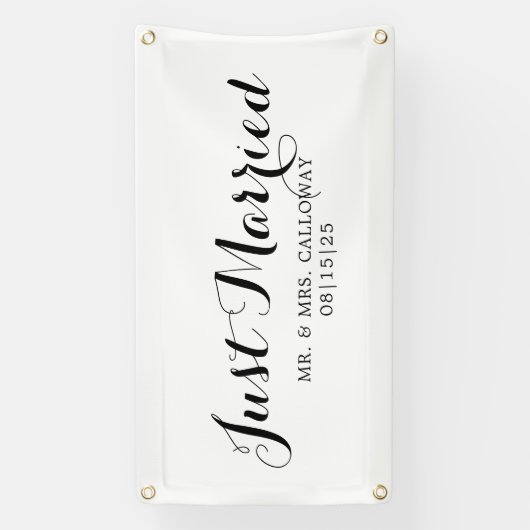 Bannière de voiture mariée (Verticale)