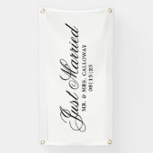 Bannière de voiture mariée (Verticale)