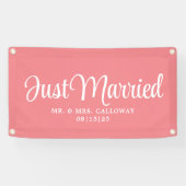 Bannière de voiture mariée (Horizontal)