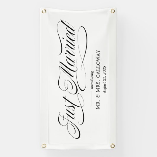 Bannière de voiture mariée (Verticale)