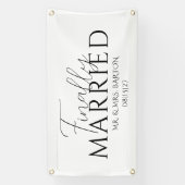 Bannière de voiture mariée (Verticale)