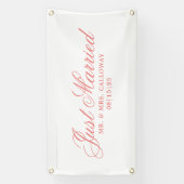 Bannière de voiture mariée (Verticale)