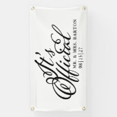 Bannière de voiture officielle juste mariée (Verticale)