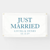 Bannière de voiture simple mariée (Horizontal)