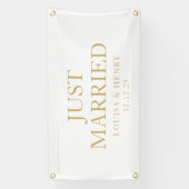 Bannière de voiture simple mariée (Verticale)