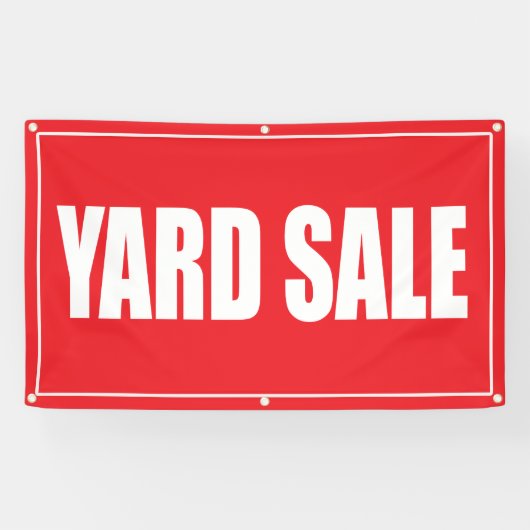 Bannière de Yard Sale Outdoor 3x5 (Horizontal)