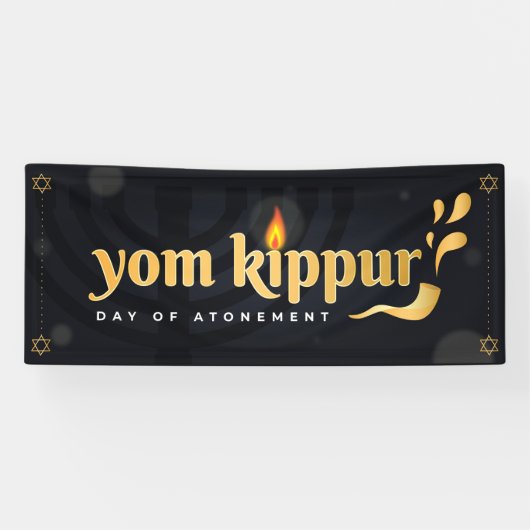 Bannière de Yom Kippour (Horizontal)