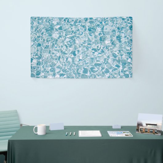 Bannière d'eau d'ondulation (Salon professionnel)