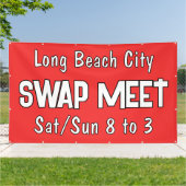 Bannière d'échange personnalisé (Dehors)