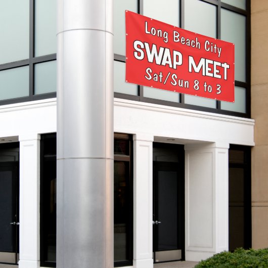 Bannière d'échange personnalisé (Bâtiment extérieur)