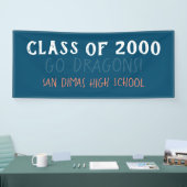 Bannière décontractée de la réunion ou du diplôme (Salon professionnel)