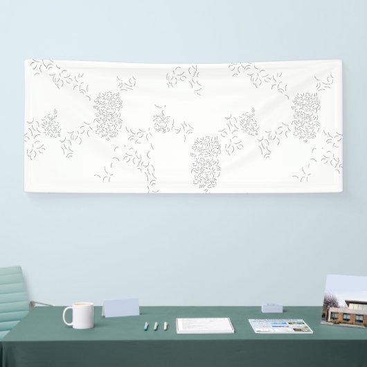 Bannière décorative en gris pâle (Salon professionnel)