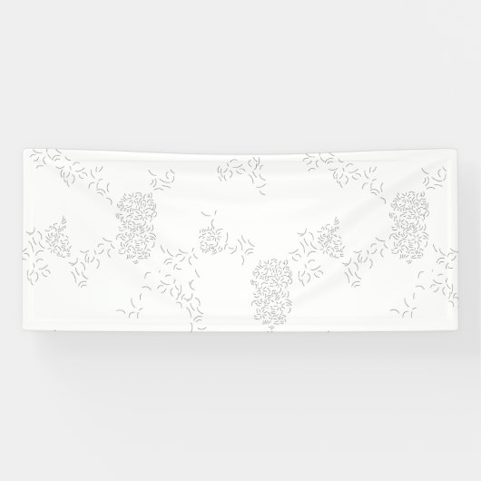 Bannière décorative en gris pâle (Horizontal)