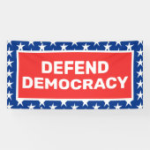 Bannière Défendre la démocratie (Horizontal)
